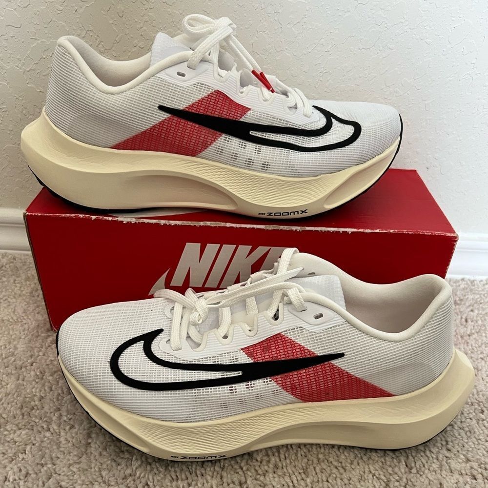 Nike Zoom Fly 5 Low Eliud Kipchoge White Running Shoes